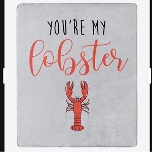 Friends You're My Lobster Throw Blanket
